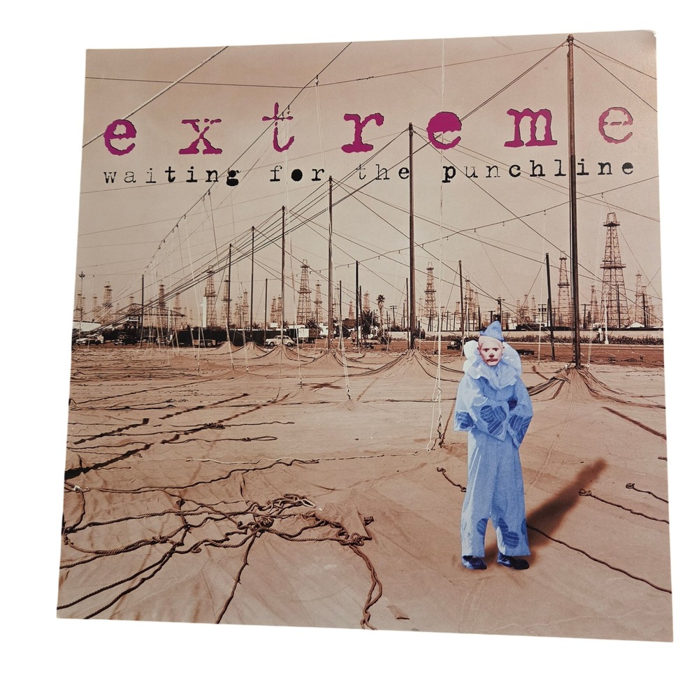 Extreme Waiting for the Punchline 1994 Promo Flat Poster 12x12 Double Sided A&M